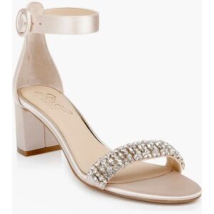 NEW BADGLEY MISCHKA JEWEL JAMES SANDAL Sz 8.5